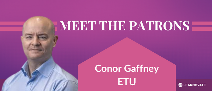 Meet the Patrons Q&A with Chief Product Officer at ETU Dr. Conor Gaffney