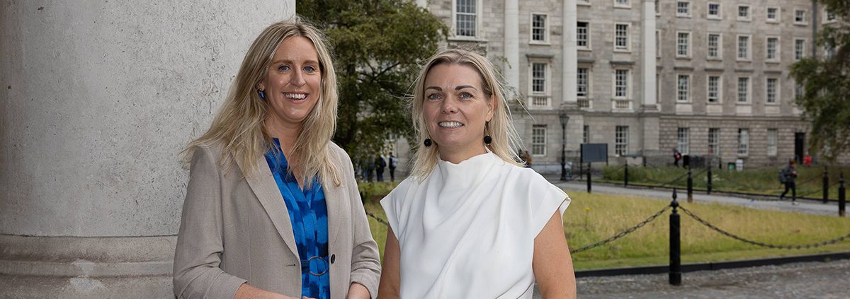 Pictured in Trinity College Dublin at the launch of The European Chips Diversity Alliance (ECDA) are (l-r) EudaOrg co-founder and CEO Nessa Maguire with Learnovate Centre Director Nessa McEniff. The €1.5m EU project aims to boost talent attraction and retention in the European semiconductor sector by attracting more women, ethnic minorities and people living with a disability.