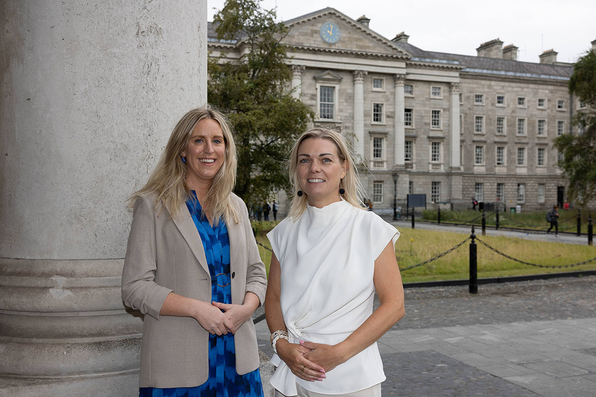 Pictured in Trinity College Dublin at the launch of The European Chips Diversity Alliance (ECDA) are (l-r) EudaOrg co-founder and CEO Nessa Maguire with Learnovate Centre Director Nessa McEniff. The €1.5m EU project aims to boost talent attraction and retention in the European semiconductor sector by attracting more women, ethnic minorities and people living with a disability.