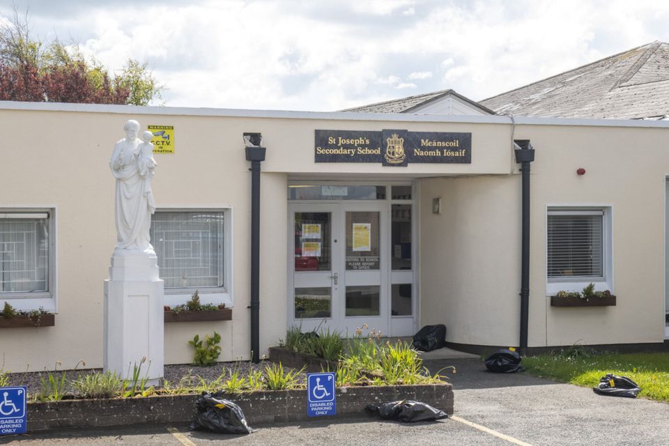 photo of the entrance to St Joesph's secondary school in Rush, Col Dublin