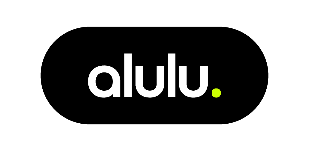 The image shows the alulu logo.
